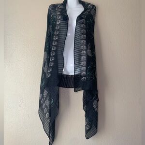 Twos Company Day Of The Dead Skull Gothic Scarf/Shawl